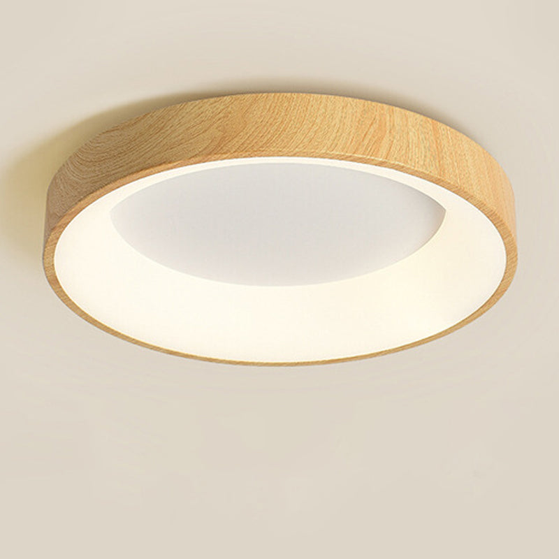 Circular Flush Mount Fixture Modern Metal 1 Light Flush Light