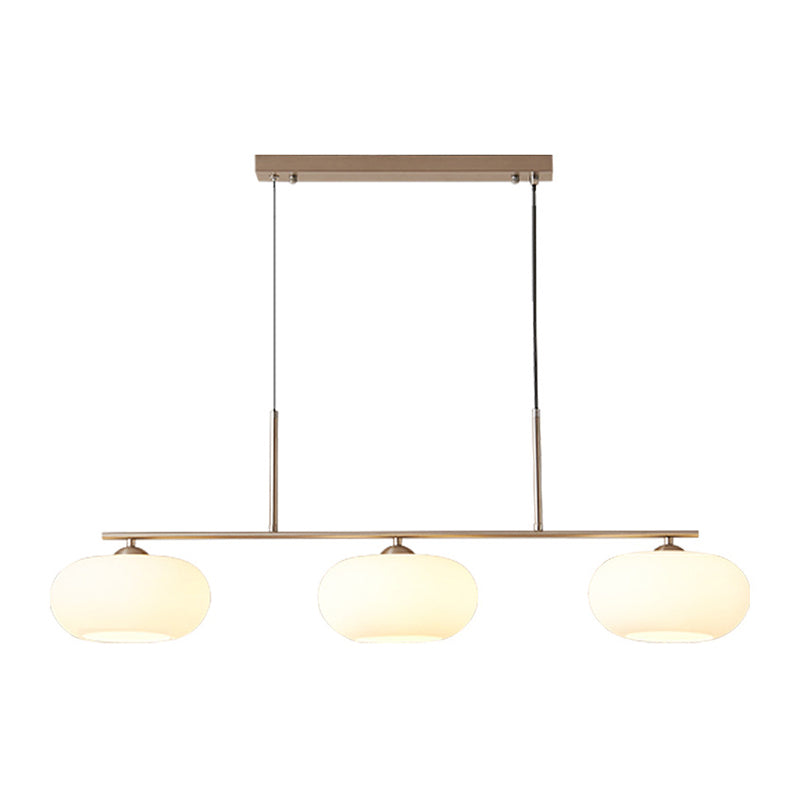 Unique Shape Hanging Lamp Modern 3 Lights Island Chandelier Lights for Dining Room