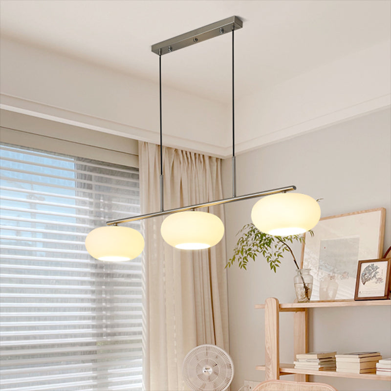 Unique Shape Hanging Lamp Modern 3 Lights Island Chandelier Lights for Dining Room