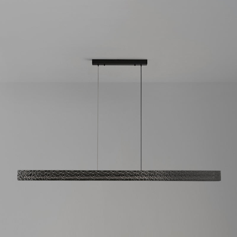 Nordic Style Hanging Lamp Rectangle Shape Island Light Fixture for Bedroom