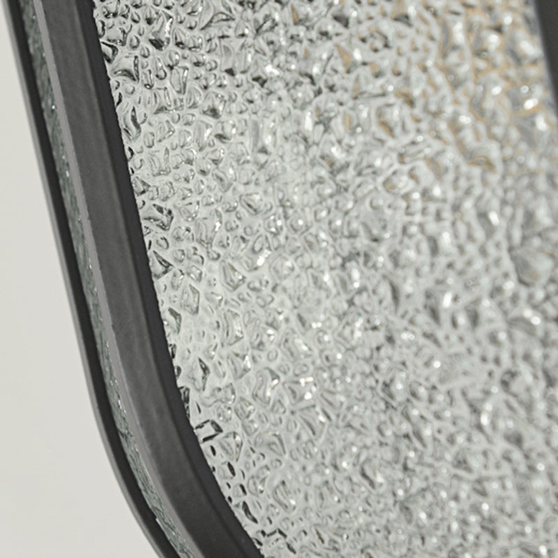 Contemporary Wall Sconce Water Glass Outdoor Wall Light Fixture for Courtyard