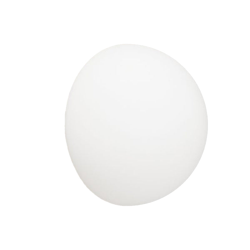 Modern Style White Wall Lamp Glass Wall Sconce Lighting for Bedroom