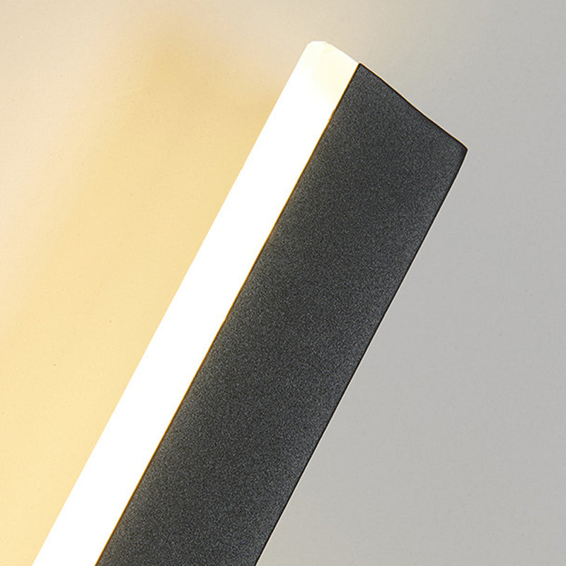 Modern White/Black Wall Mounted Sconce Linear Wall Light for Dining Room