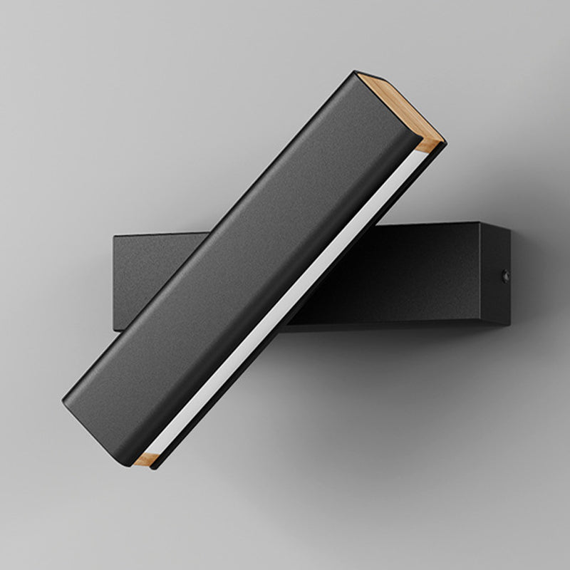 Single Modern White/Black Wall Mounted Sconce LED Wall Light for Bedroom