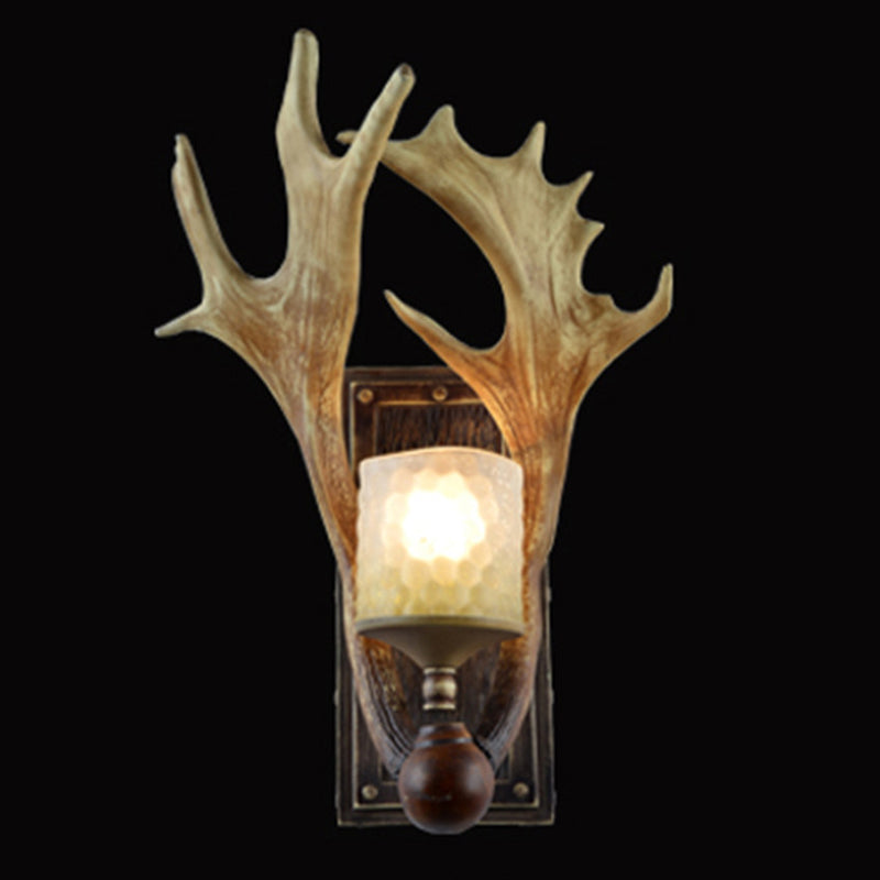 Single Modernism White/Brown Wall Mounted Sconce Wooden Wall Light for Dining Room