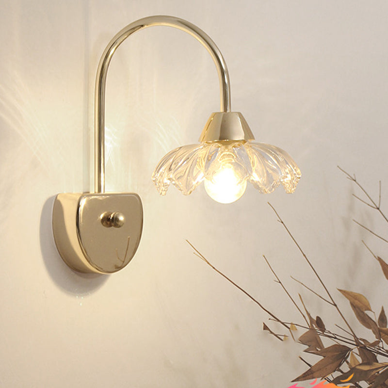 Postmodern Wall Light Sconce Creative Glass Wall Light Fixture for Bedroom