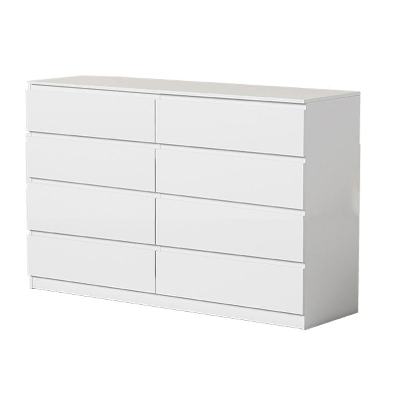 Modernism Horizontal Double Dresser Wood Storage Bachelor Chest for Home