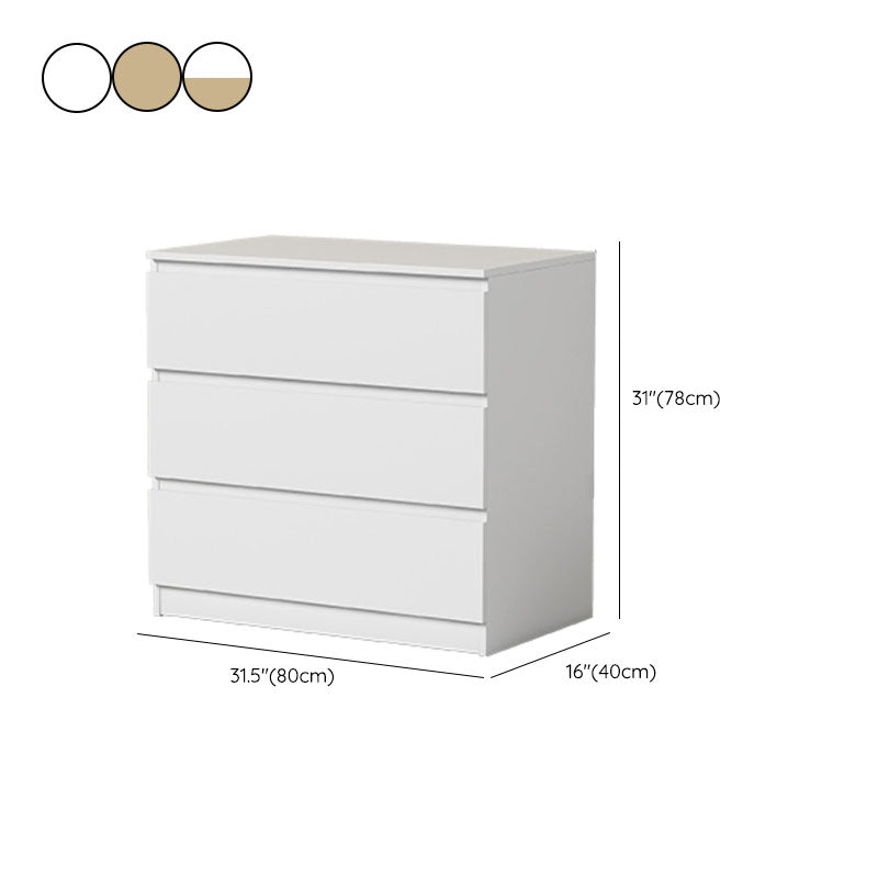 Modernism Horizontal Double Dresser Wood Storage Bachelor Chest for Home