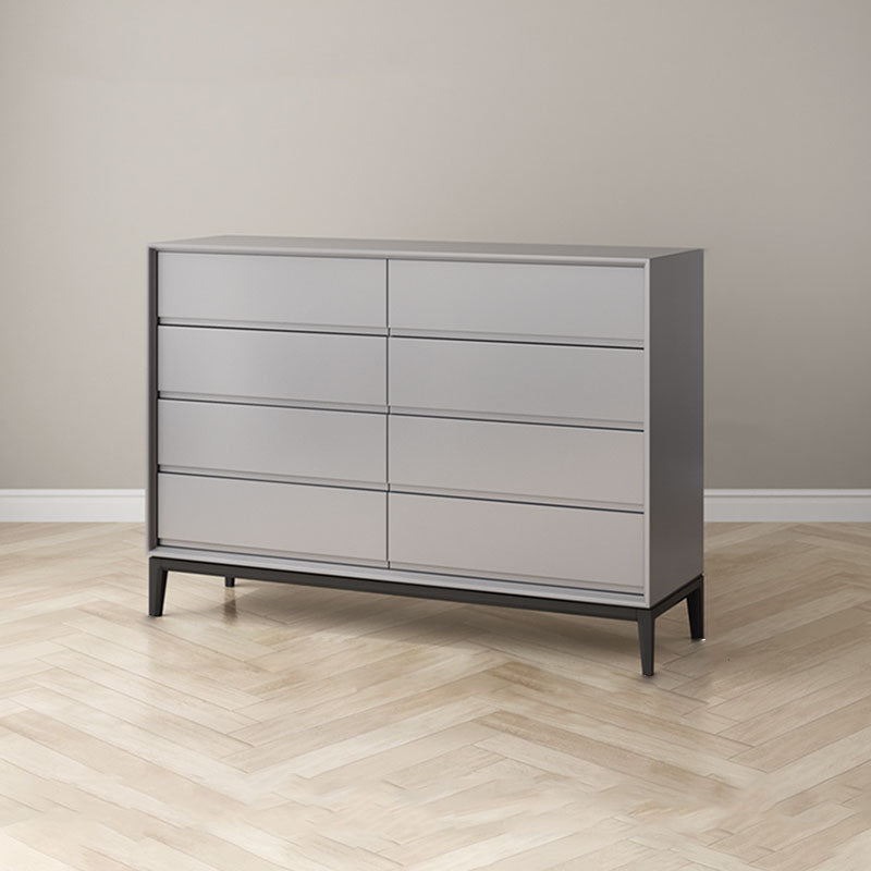 Modern Dresser Solid Wood Storage Chest Dresser with 8 Drawers