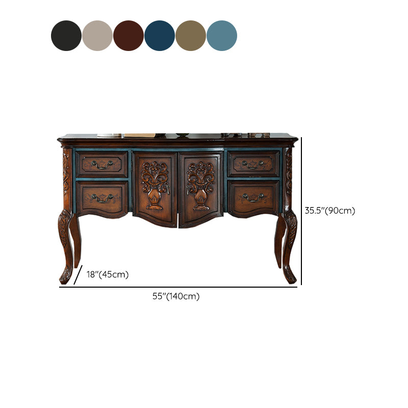 Rectangle Shape Contemporary Console Table Wood Console Sofa Table for Hall