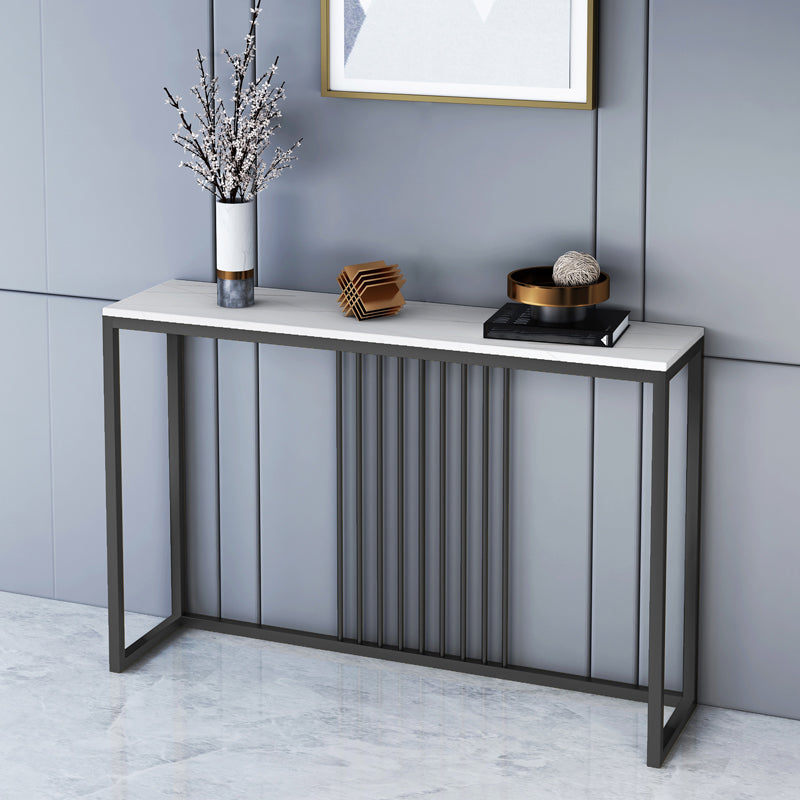Rectangle Shape Contemporary Console Table Stone Sofa Table in for Hall