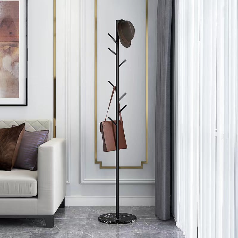 Glam Style Coat Hanger Metal Free Standing Coat Hanger with Hook