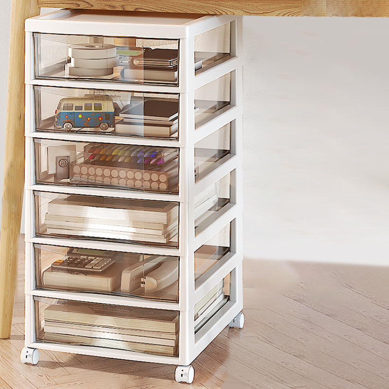 Modern Plastic Drawers File Cabinet Storage Filing Cabinet for Office