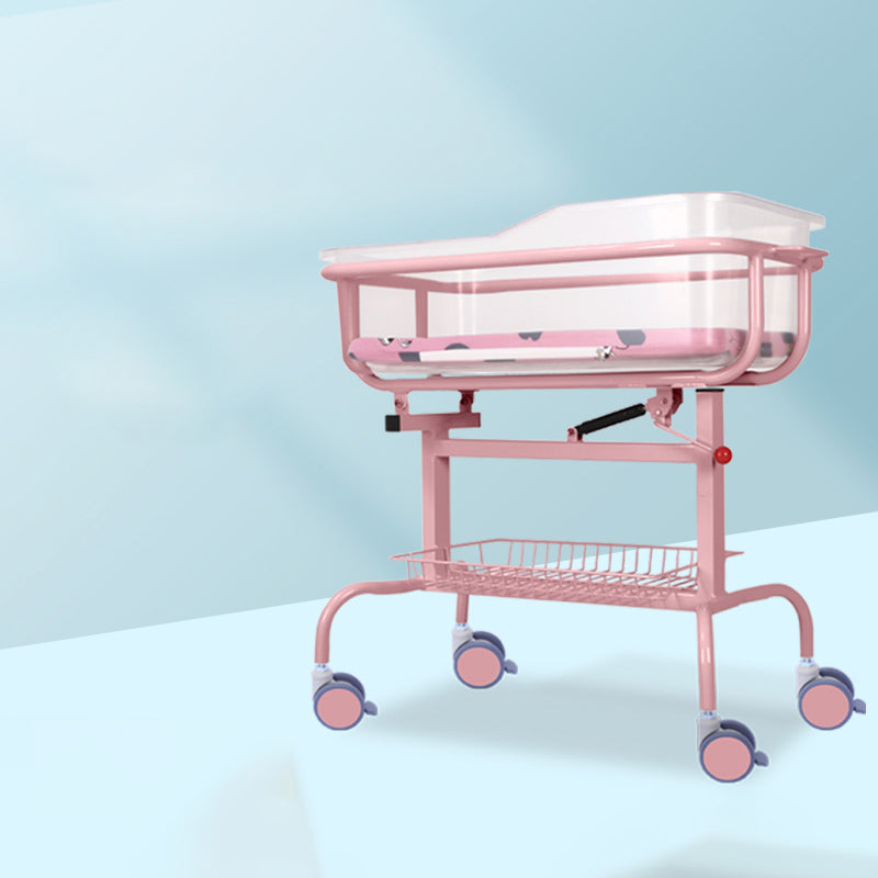 Plastic Contemporary Nursery Bed Under Crib Storage with Guardrail