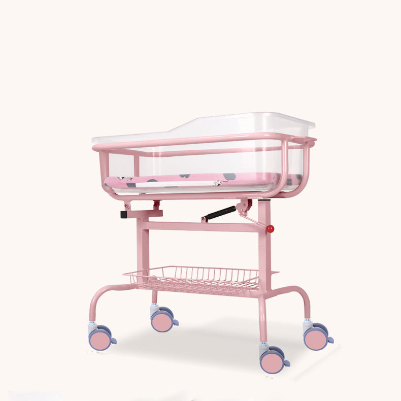 Plastic Contemporary Nursery Bed Under Crib Storage with Guardrail