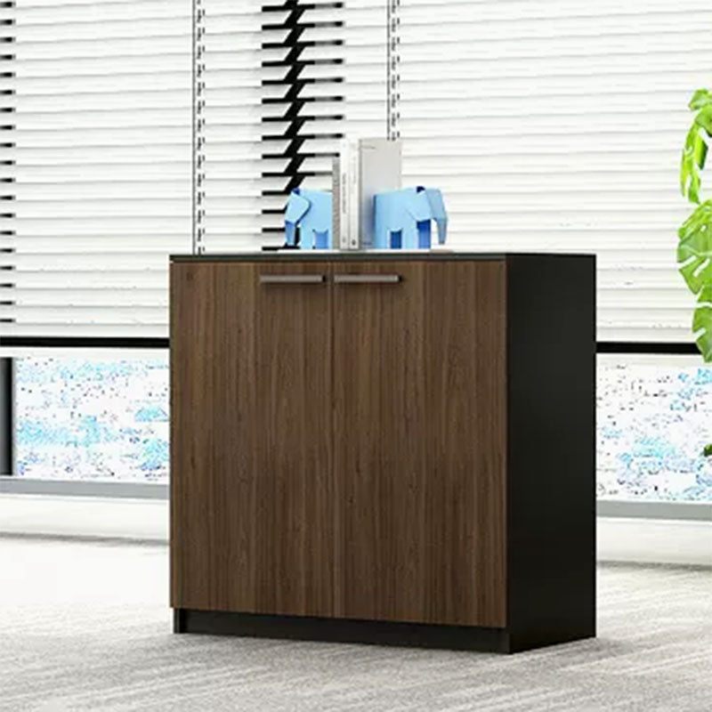 Medieval Modern File Cabinet Wooden Frame Lateral Filing Cabinet