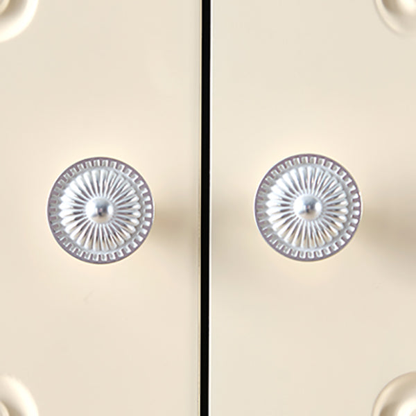 White Manufactured Wood with Shelves with Drawer Wardrobe Closet