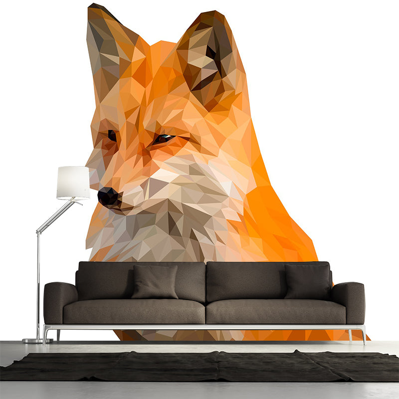 Illustration Animal Pattern Mildew Wall Mural Horizontalt for Living Room