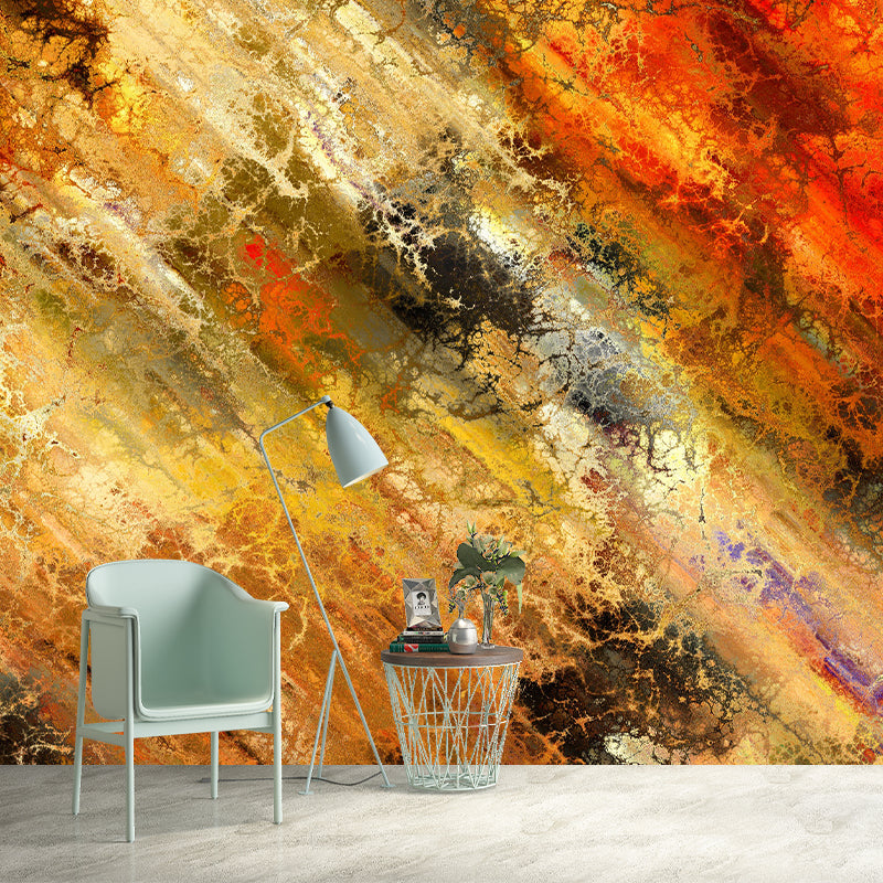 Illustration Abstract Pattern Mildew Wall Mural Horizontalt for Living Room
