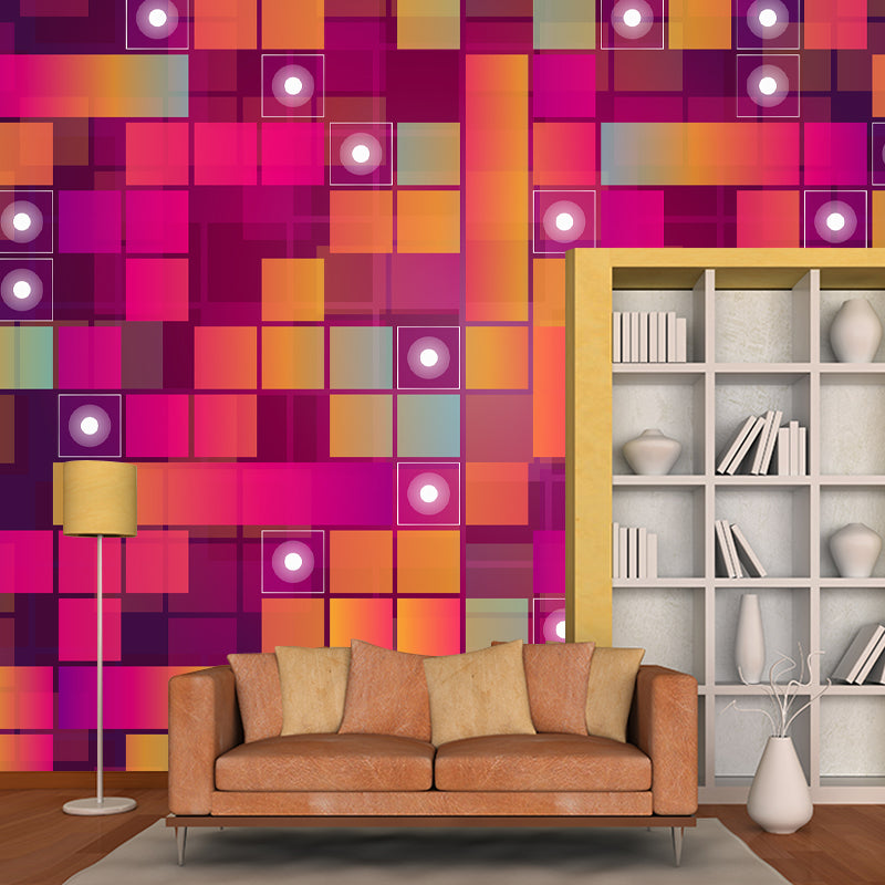 Illustration Geometric Pattern Mildew Wall Mural Horizontalt for Living Room