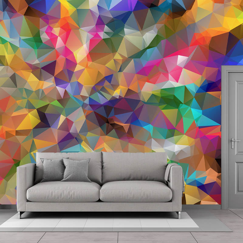Illustration Pattern Mildew Wall Mural Art Horizontalt for Living Room