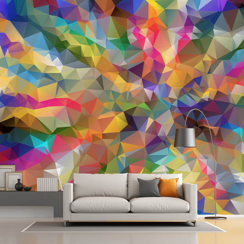 Illustration Pattern Mildew Wall Mural Art Horizontalt for Living Room