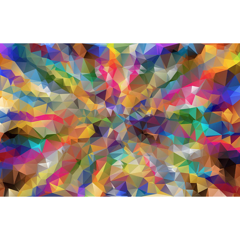 Illustration Pattern Mildew Wall Mural Art Horizontalt for Living Room