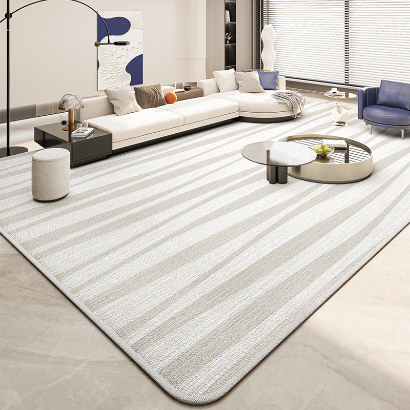 Nordic Simple Rug Light Color Imitation Cashmere Indoor Rug Non-slip Area Carpet for Bedroom