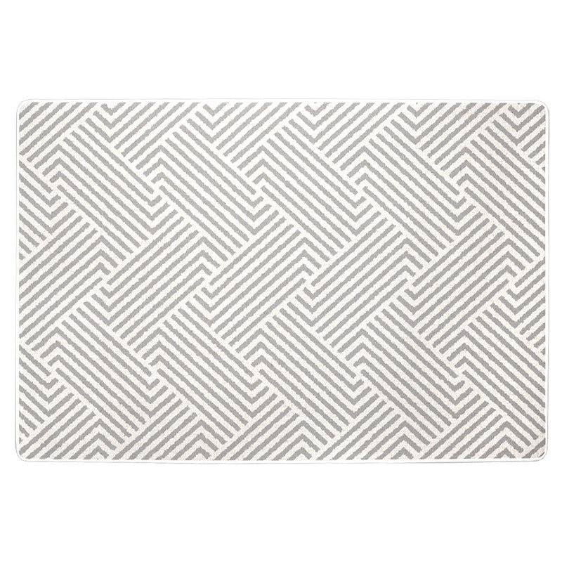 Nordic Simple Rug Light Color Imitation Cashmere Indoor Rug Non-slip Area Carpet for Bedroom