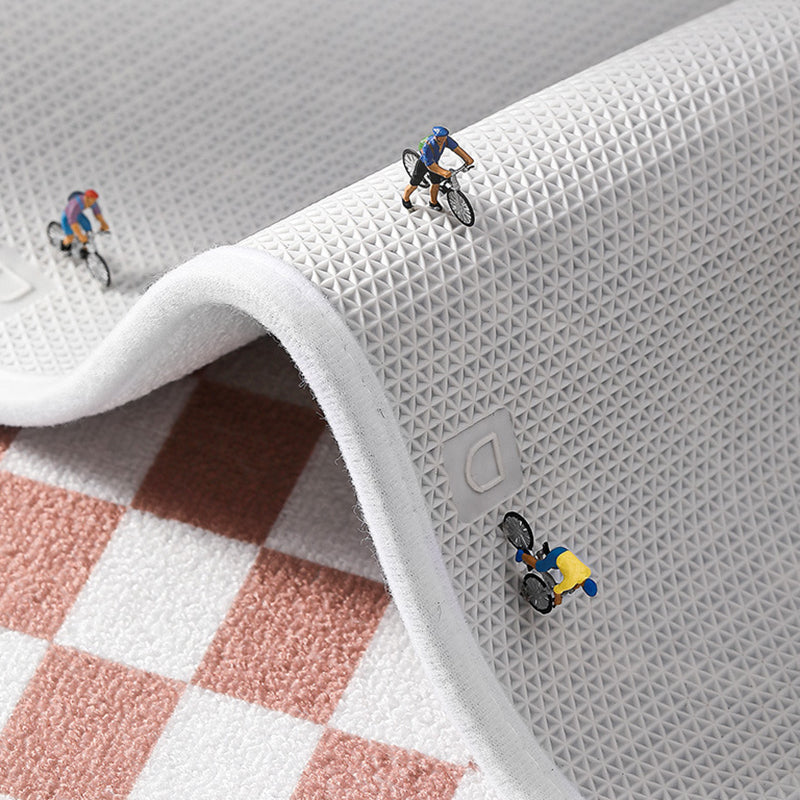 Nordic Simple Rug Light Color Imitation Cashmere Indoor Rug Non-slip Area Carpet for Bedroom