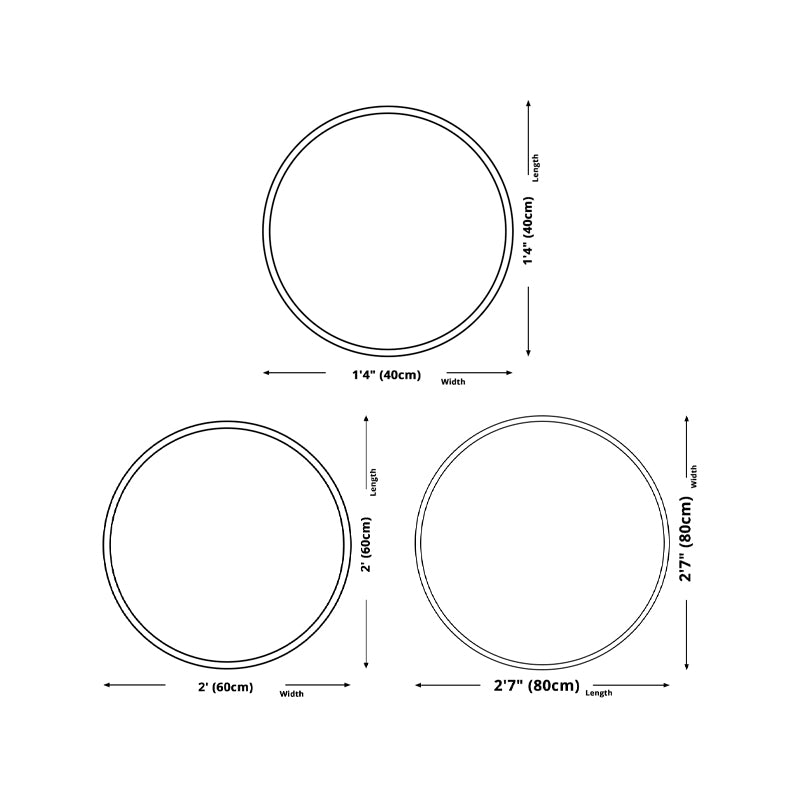 Modern Simple Line Rug Round Imitation Cashmere Area Carpet Absorbent Non-slip Rug for Living Room