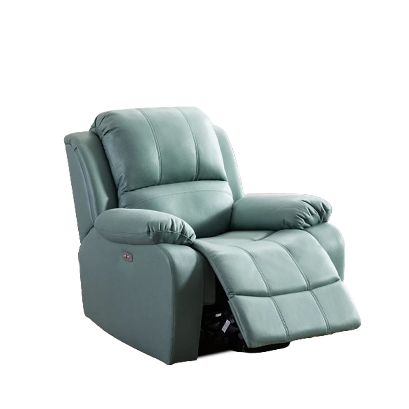 Faux Leather Standard Recliner Adjustable Recliner Chair with Lumbar Support