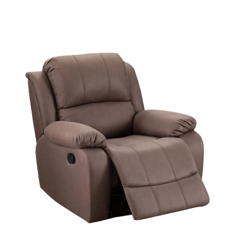 Faux Leather Standard Recliner Adjustable Recliner Chair with Lumbar Support