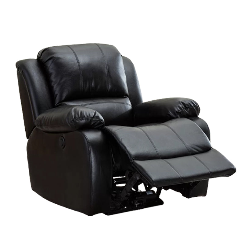 Faux Leather Standard Recliner Adjustable Recliner Chair with Lumbar Support