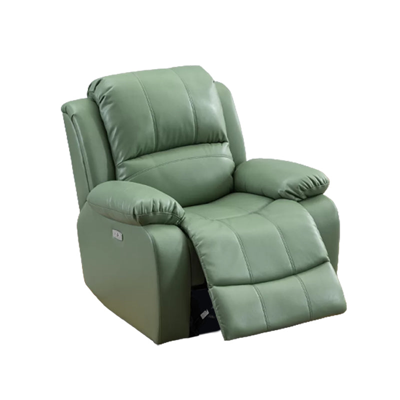 Faux Leather Standard Recliner Adjustable Recliner Chair with Lumbar Support
