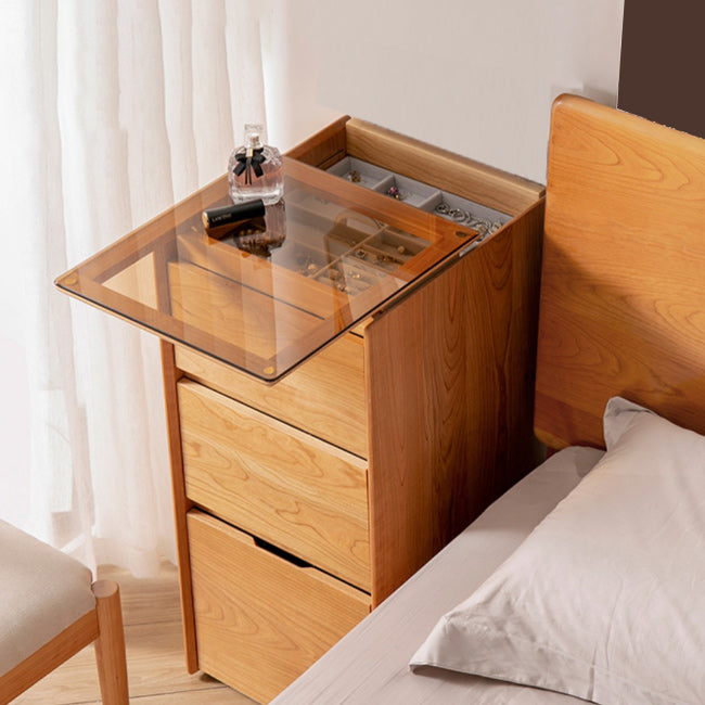 16" Wide Contemporary Vanity Table Solid Wood Make-up Vanity with Drawer