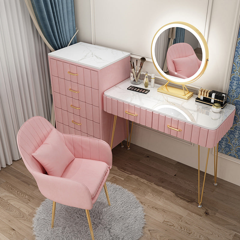 Slate Vanity Desk Removable Vanity Makeup Vanity Set for Bedroom