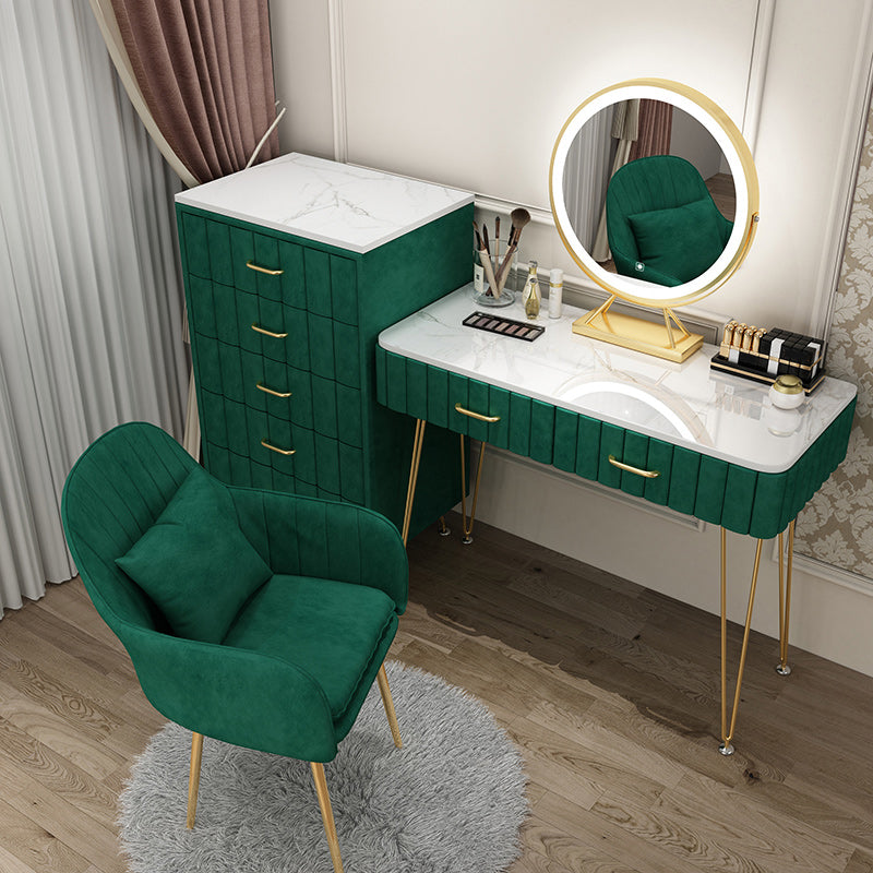 Slate Vanity Desk Removable Vanity Makeup Vanity Set for Bedroom