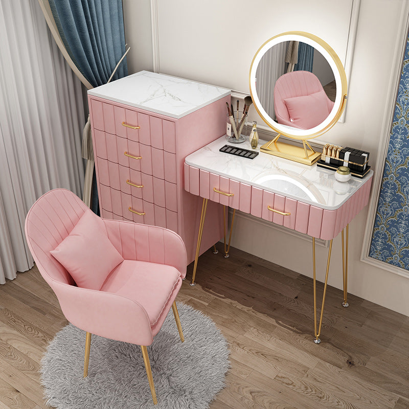 Slate Vanity Desk Removable Vanity Makeup Vanity Set for Bedroom