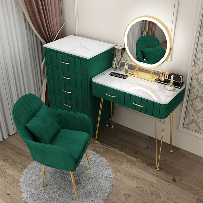 Slate Vanity Desk Removable Vanity Makeup Vanity Set for Bedroom