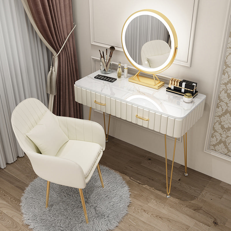 Slate Vanity Desk Removable Vanity Makeup Vanity Set for Bedroom