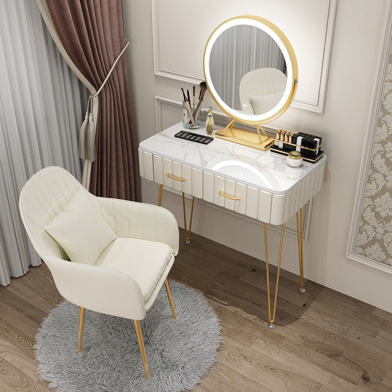 Slate Vanity Desk Removable Vanity Makeup Vanity Set for Bedroom