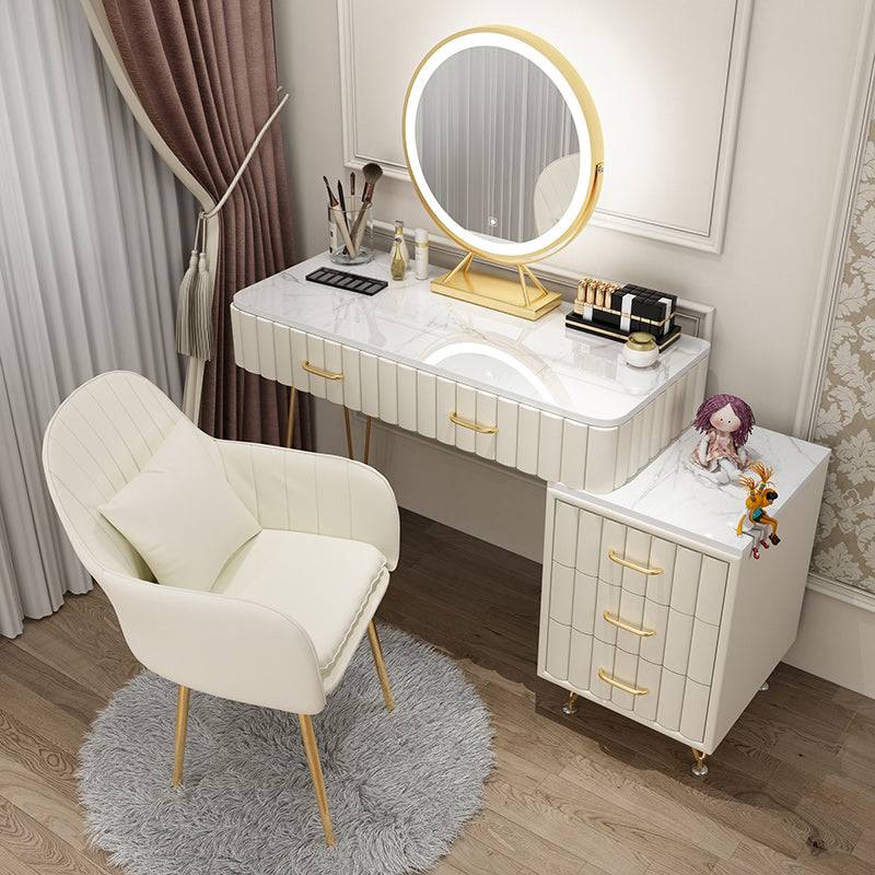 Slate Vanity Desk Removable Vanity Makeup Vanity Set for Bedroom