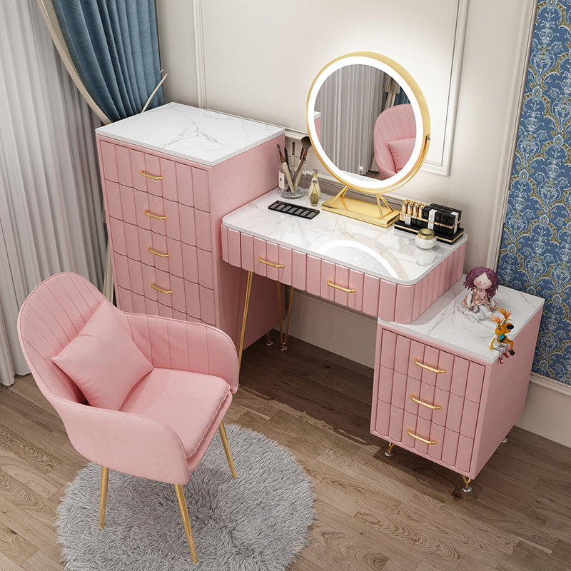 Slate Vanity Desk Removable Vanity Makeup Vanity Set for Bedroom