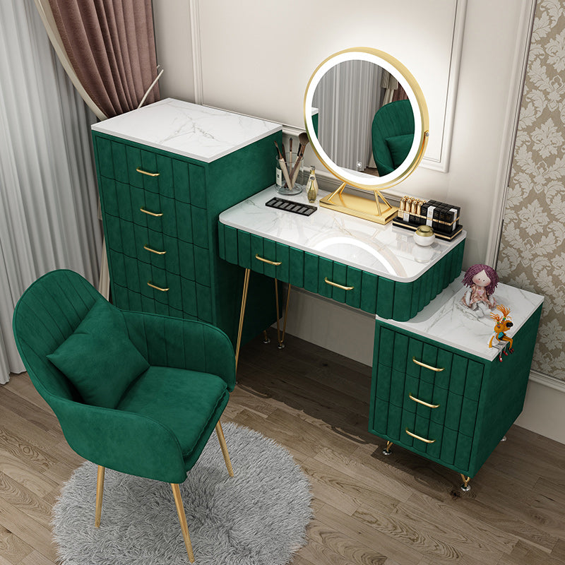 Slate Vanity Desk Removable Vanity Makeup Vanity Set for Bedroom