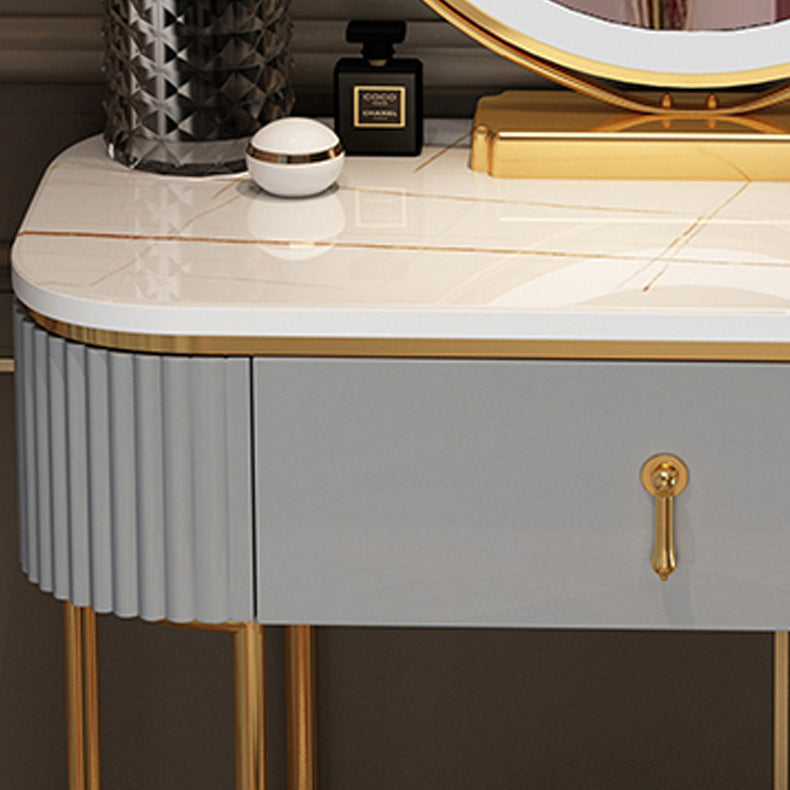 Wooden Vanity Desk Removable Vanity Makeup Vanity Set for Bedroom