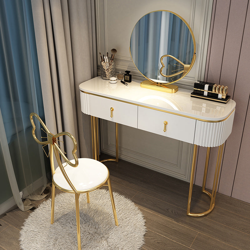 Wooden Vanity Desk Storage Box Vanity Makeup Vanity Set for Bedroom