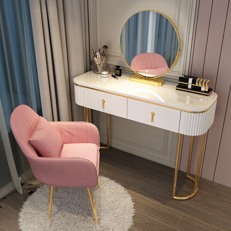 Wooden Vanity Desk Storage Box Vanity Makeup Vanity Set for Bedroom