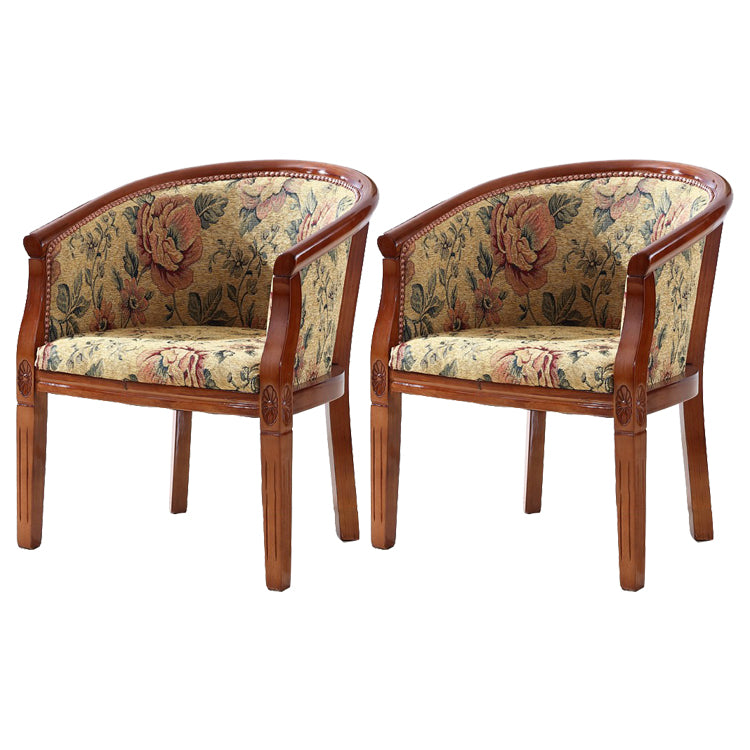 Traditional Style Dining Chair Solid Wood Dining Arm Chair for Hotel