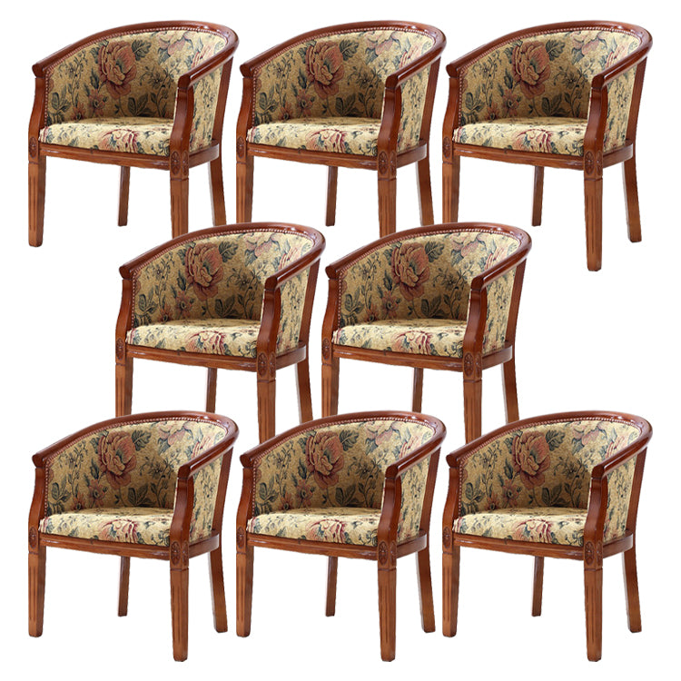 Traditional Style Dining Chair Solid Wood Dining Arm Chair for Hotel